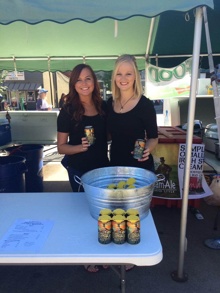 Come see the <a href="/Budweiser_Girls/">Budweiser Girls</a> today at Irish Fest in St. Joe!! They'll be sampling O'Malley's Cream Ale until 4:00pm