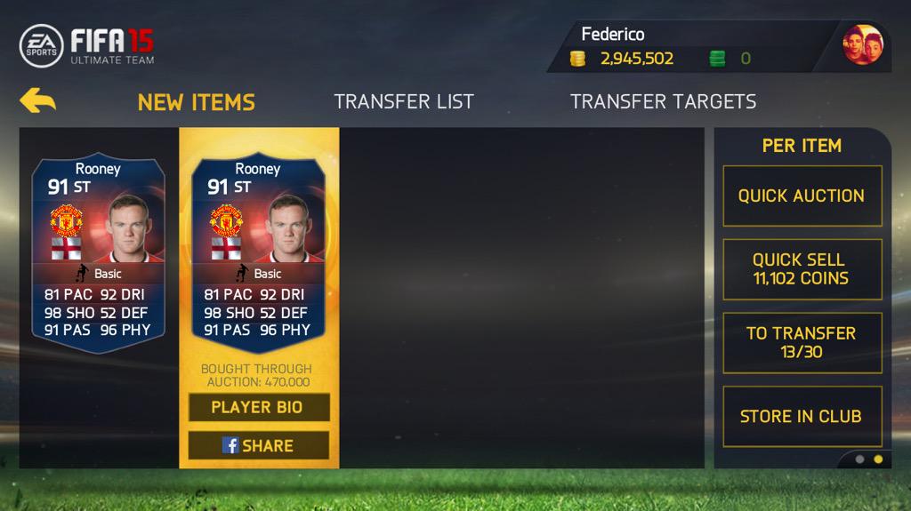 BuyAndSellFIFA's tweet photo. LAST BARGAIN!!! 2X ROONEY RB!!! 30 RT???? Price at CD http://t.co/GzEMnUhqHd