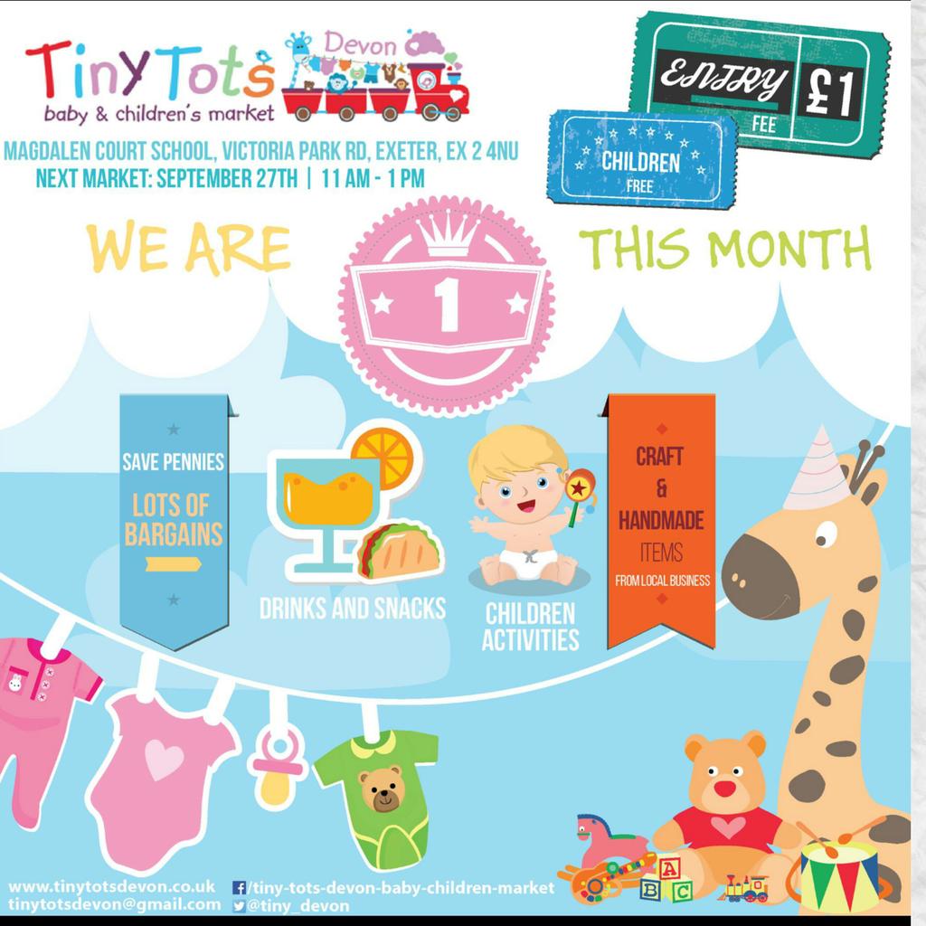 tiny_devon's tweet image. Next Sunday! 27th who wants some #bargains ? #exeterevents #exeterkids #whatsonexeter #Baby and children's market