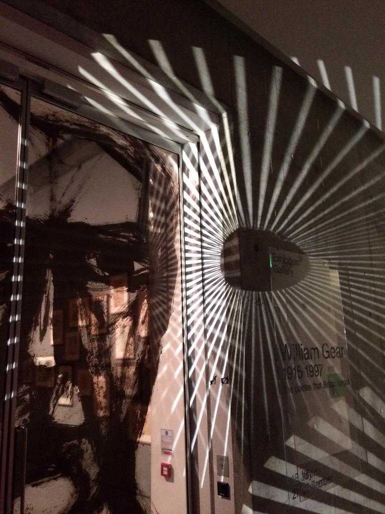 TownerGallery's tweet photo. William Gear exhibition open for #clubabstract http://t.co/D4W5fUF0H8