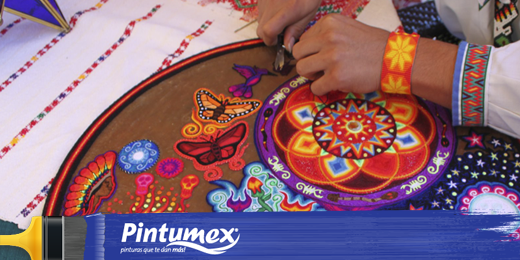 PintumexOficial's tweet image. Los colores en la cultura Huichol están asociados a distintas deidades y a distintos tipos de maíz. #MundoColorido