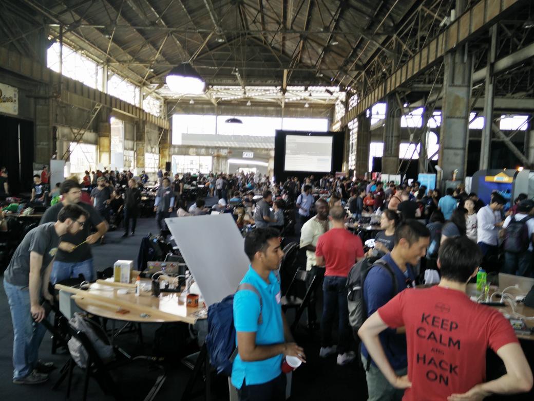 MattHopkinsSTL's tweet photo. Tech Crunch Disrupt Hackathon - San Francisco @MasterCardDev #mastercard http://t.co/WkBgGMMnJ5
