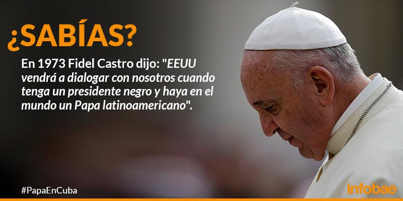 #PapaEnCuba | El dato 'predictivo' de Fidel Castro infob.ae/1KnuHGe