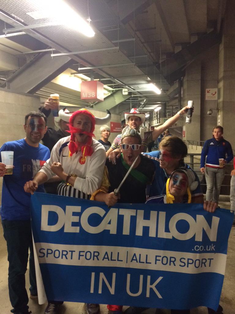 Supporters France and <a href="/DecathlonUK/">Decathlon UK</a> <a href="/DecathlonWands/">Decathlon Wandsworth</a>