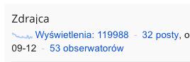 ZdrajcaPL's tweet photo. juz prawie 120k wyswietlen na blogspocie i 100k na wattpadzie!
JESTEŚCIE NIESAMOWICI!
#ZdrajcaPL http://t.co/8kHsSupvzp