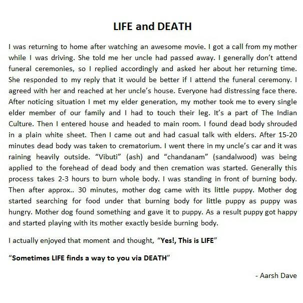 aarshkd's tweet image. Short story about life and death... Based on true incident...
#ShortStory #instantwriting