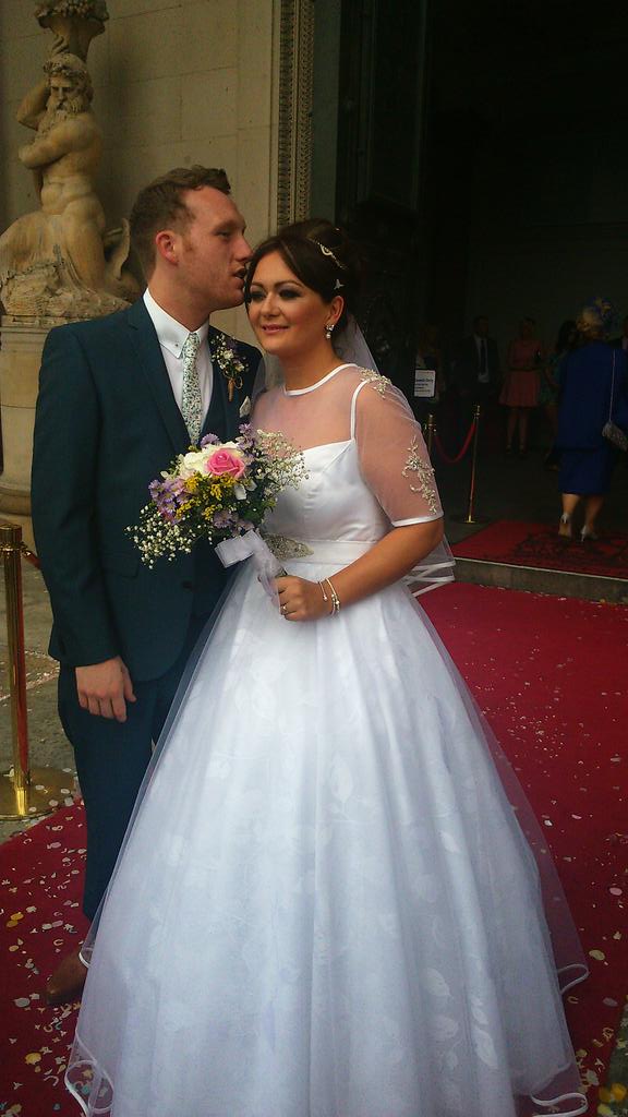 ak_myself's tweet photo. Need to wish my son and daughter in law a happy 1st wedding anniversary love you both xxxx http://t.co/G6oaUImh1k