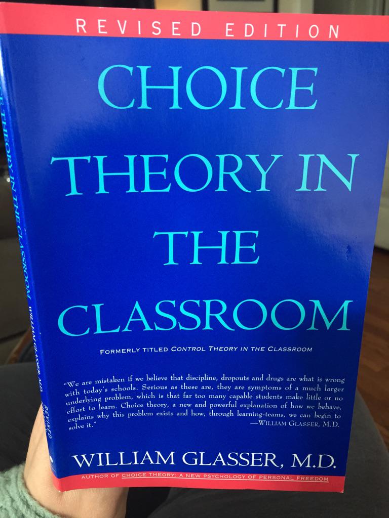 mssheetsroom's tweet photo. It's our job as educators to always move forward in our knowledge. William Glasser always gets me there. http://t.co/yb6fOCOPwQ