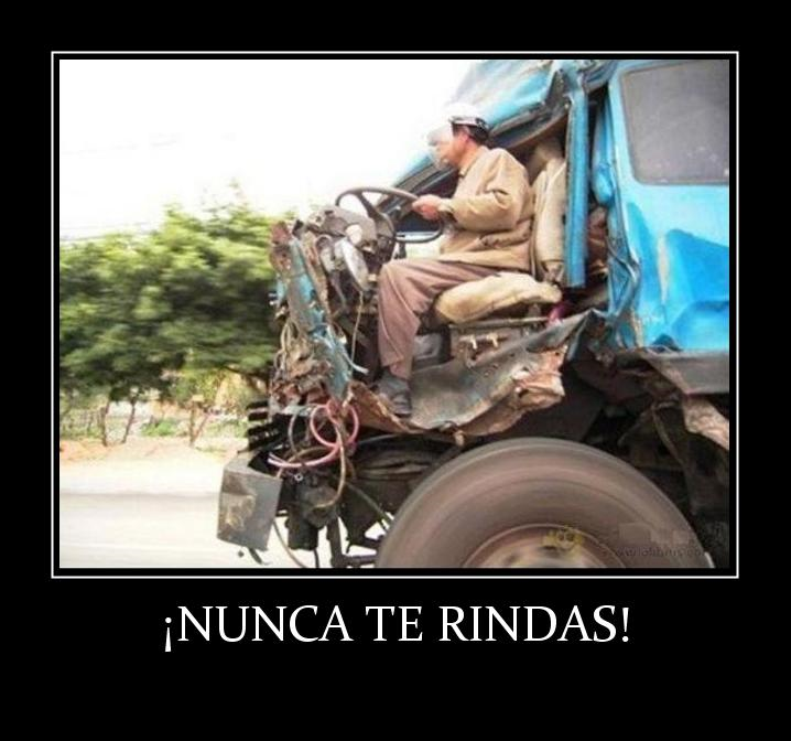 berepraa's tweet photo. ¡NUNCA TE RINDAS! http://t.co/u9G2ATY7wb