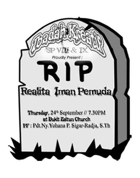 Undangan Ibadah Kreatif bulan September. Pelaksana GP Sekpel VIII &amp; IX #keepmovingGPBZ