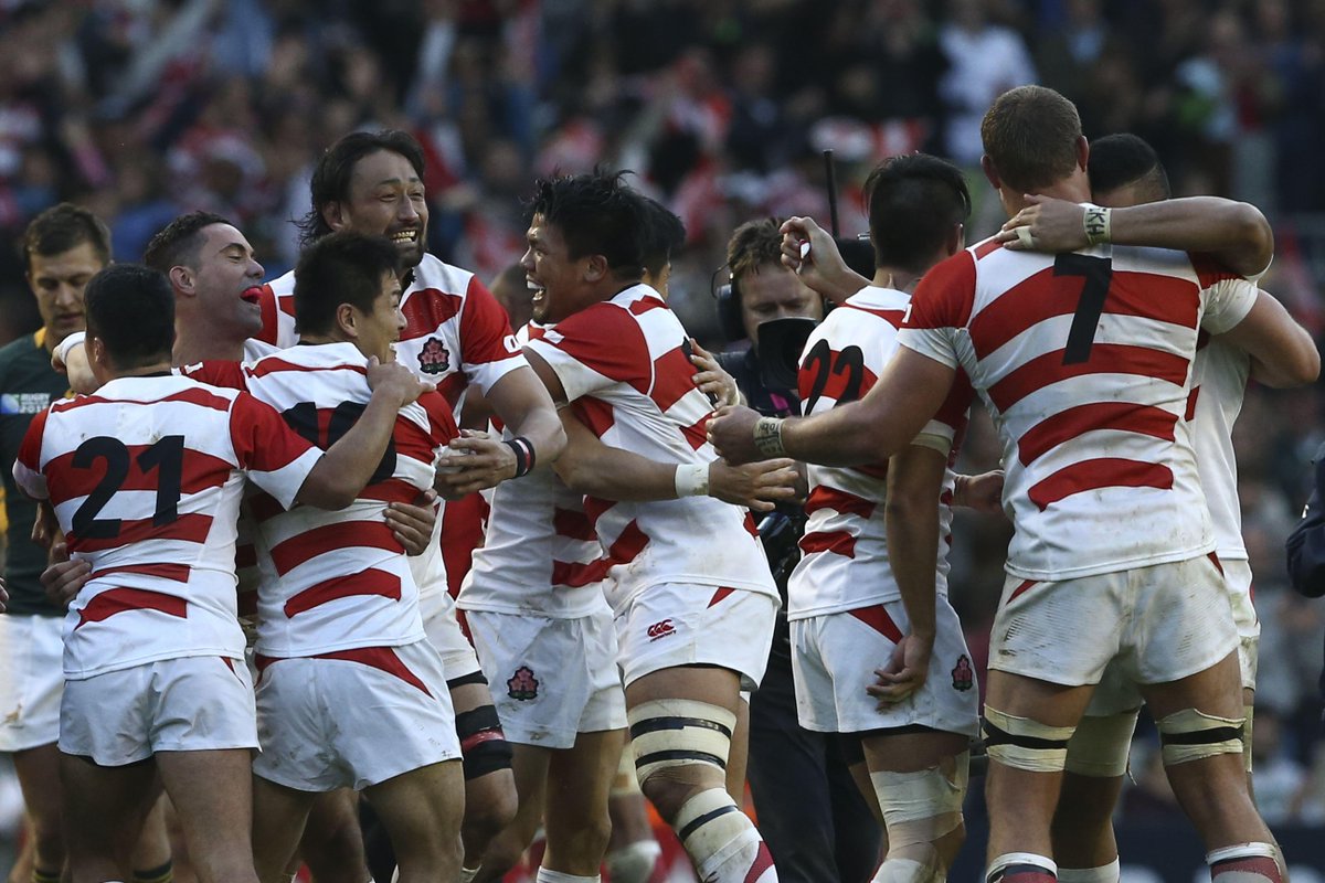 WATCH: Japan pull off greatest upset in #RWC history with last-gasp win over Springboks: bit.ly/1KYwjJO