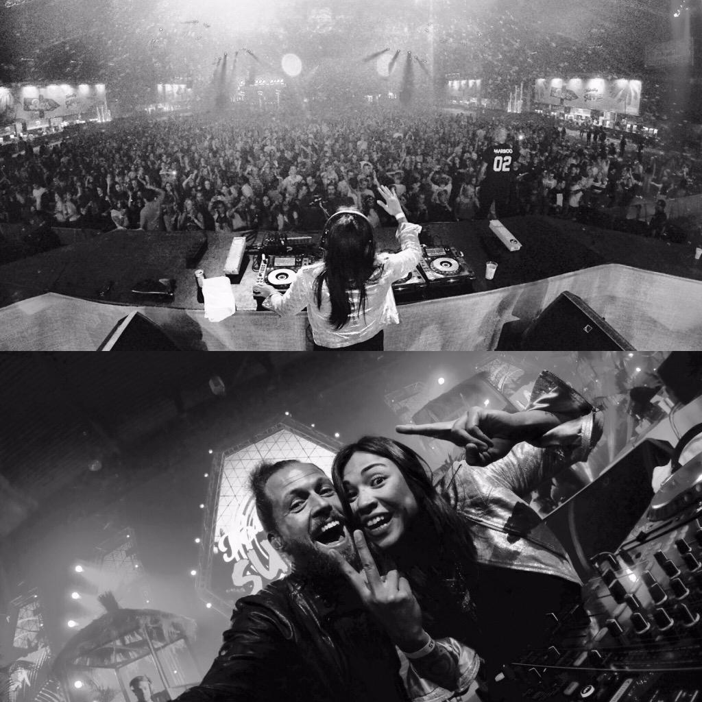 Thank You <a href="/totallysummer/">Totally Summer</a> !! Warming up for @djlafuente who bytheway made these Awesome pictures #Ladybee #LaFuente