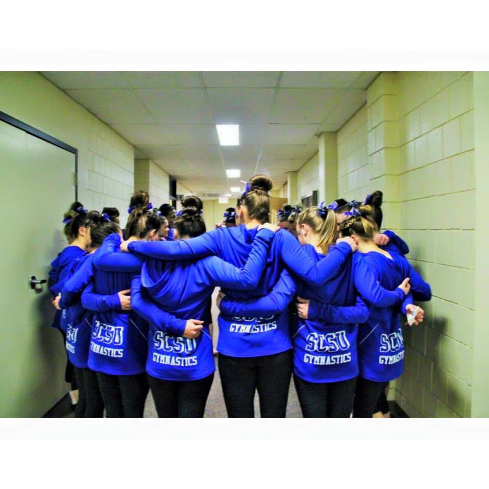SCSU_GYM's tweet photo. Happy National Gymnastics Day from SCSU Gymnastics! #ngd15 http://t.co/E8MTkjFdNH