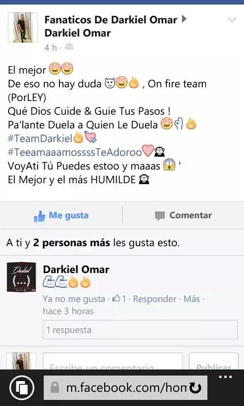 darkiel1's tweet photo. Qué Mejor Qué Esto Mil Gracias @Darkiel_Omar 😍😍😍💯 Hoy Duermo Feliz Y Todos Los Días Envidien Jajaja 😂😂😍😍😂💯 Lov U http://t.co/NTjMZ0onfB