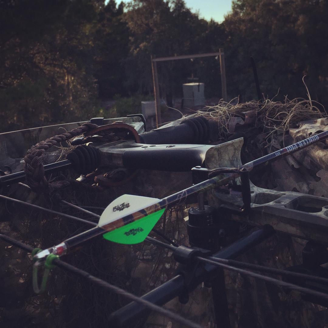 Who's stoked on #bow #season! In the #treestand sweating in #Myakka #Fl waiting on a #deer.