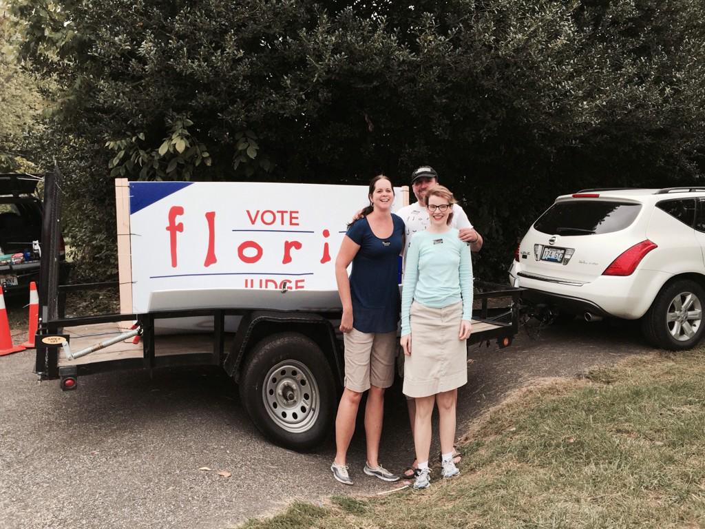 florioforjudge's tweet image. Florio for judge had a good day of campaigning today!