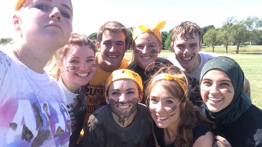 alexis_lexigirl's tweet photo. Say hello to your Mud'bassador Champions! #ShockerExp #StudentAmbassadors #WSU #Mudevents #SACExperience http://t.co/HAUuASEWTZ