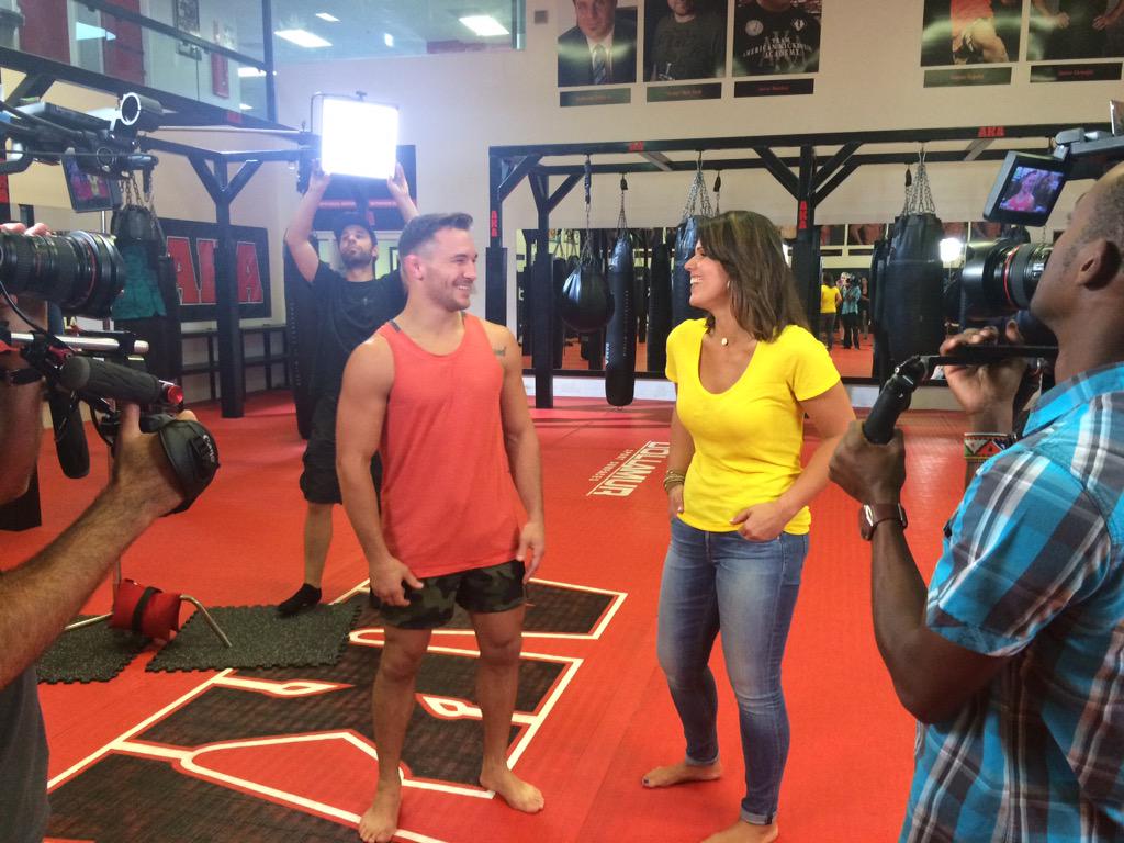 Dana Jacobson on Twitter "Great shoot w/MikeChandlerMMA