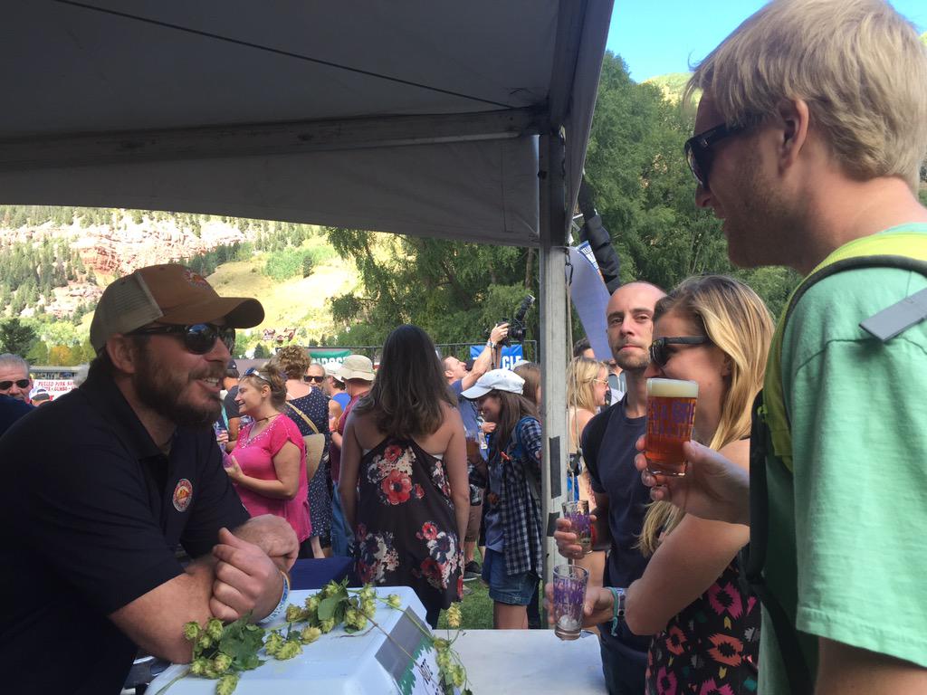 #Zion Brewery representing <a href="/TellurideBlues/">Telluride Blues</a>!  
#utah #craftbeer #utahbeer #tbbf15