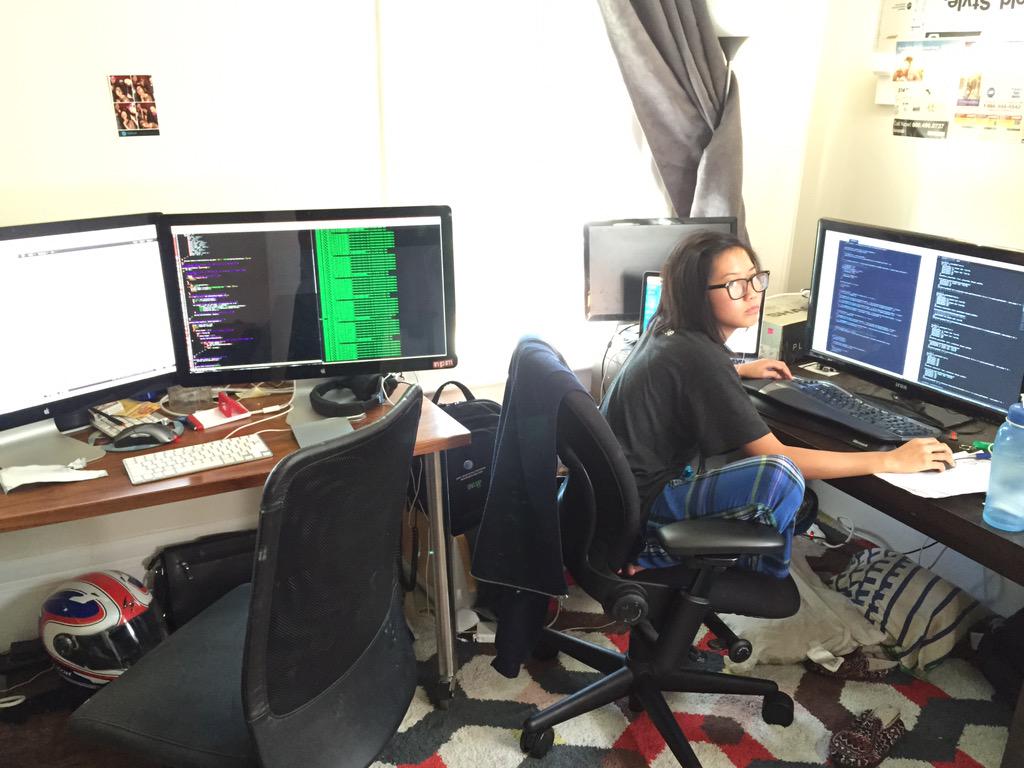 songz's tweet image. Kicking off #codingsaturday with my baby :-)