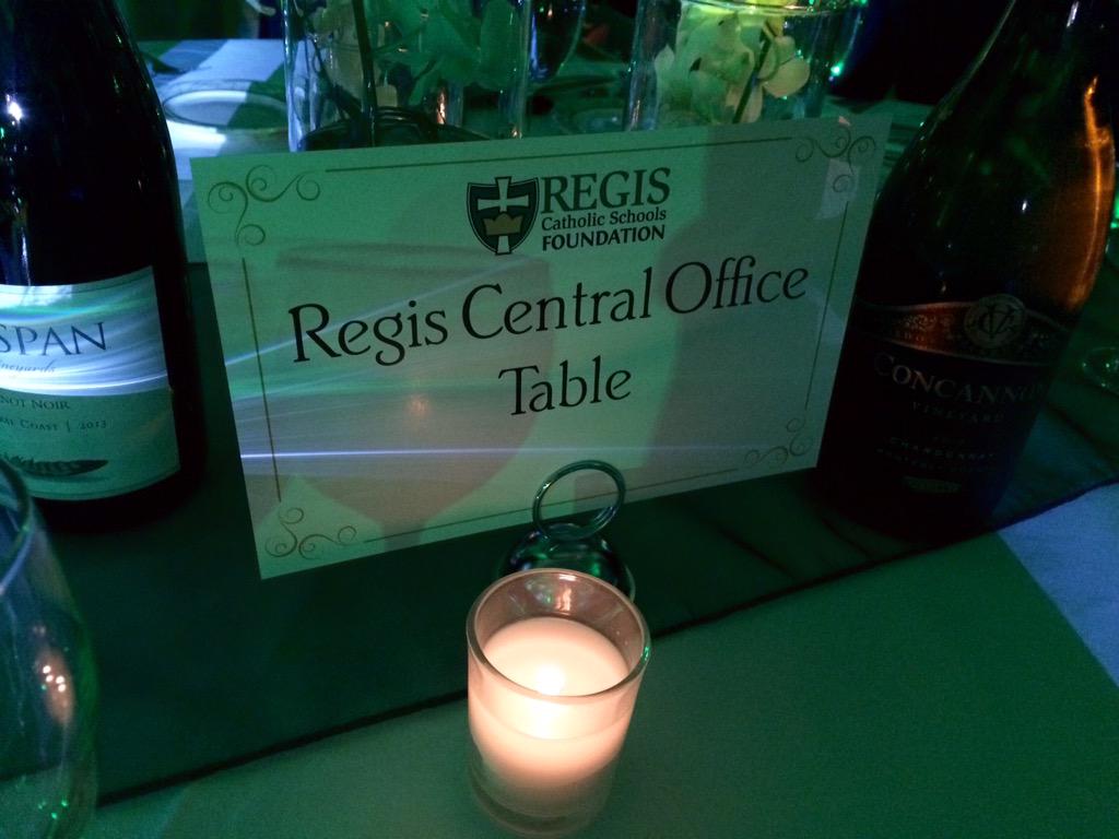Spending the evening at <a href="/RegisCatholic/">RegisCatholicSchools</a>'s 2015 Non Sibi Awards Dinner. #RegisCatholicSchools