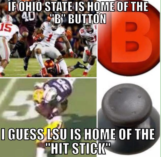 CalvinCHamilton's tweet image. Good win Tigers! #LSU #FournetteForHeisman #Bbutton #HitStick