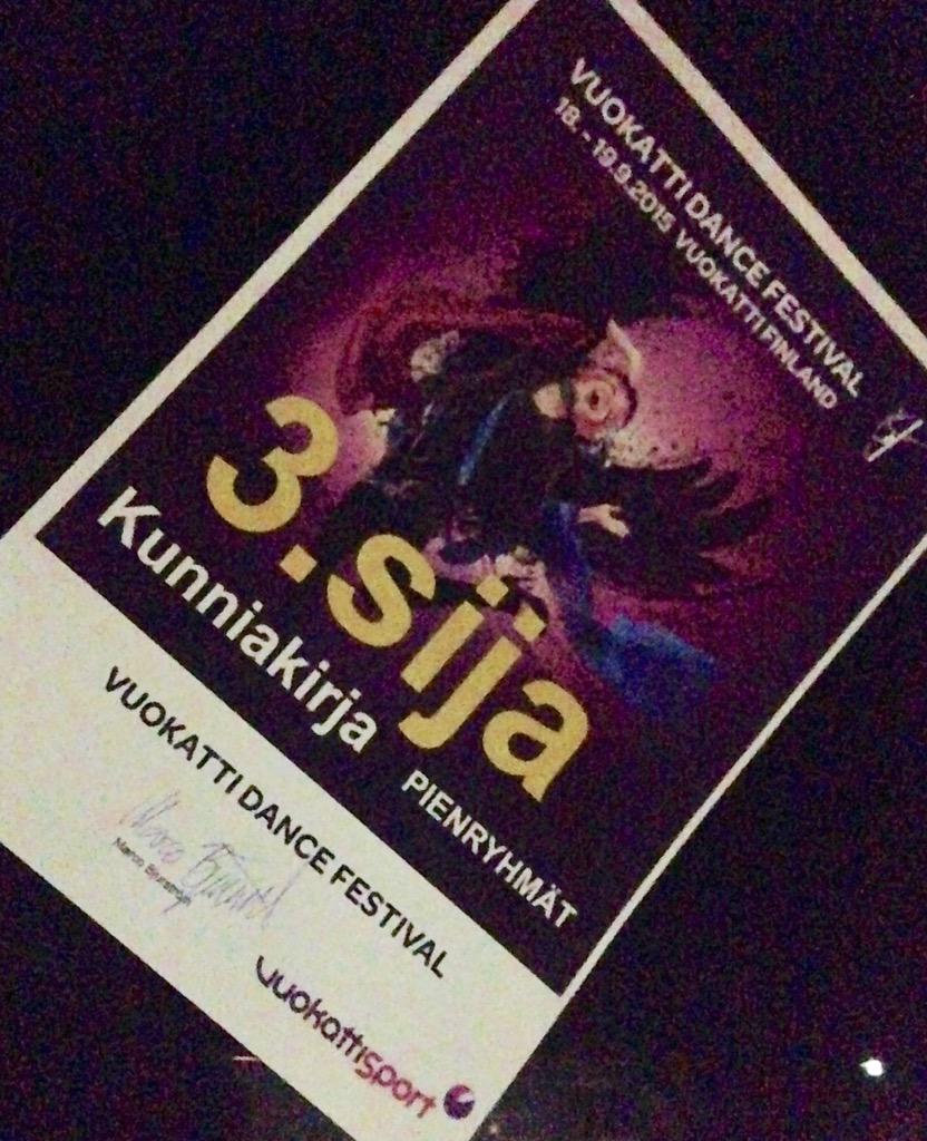 Satu_Kiiskinen's tweet image. So unbelievably proud of us. Double bronze by #Comeback &amp;amp; #Dancingfools #dance Thx @MarcoBjur