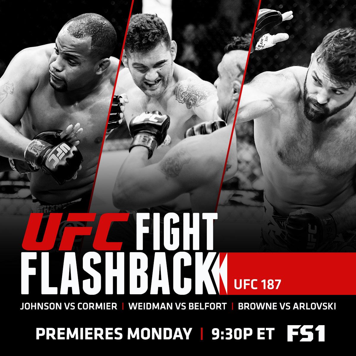 ufc's tweet photo. Go BTS of #UFC187, 1 of the BEST fight cards 🔝 to bottom, w/ #UFCFightFlashback | Monday 9/21 | 9:30pmET on @FS1 http://t.co/1Jv2OKCHiZ
