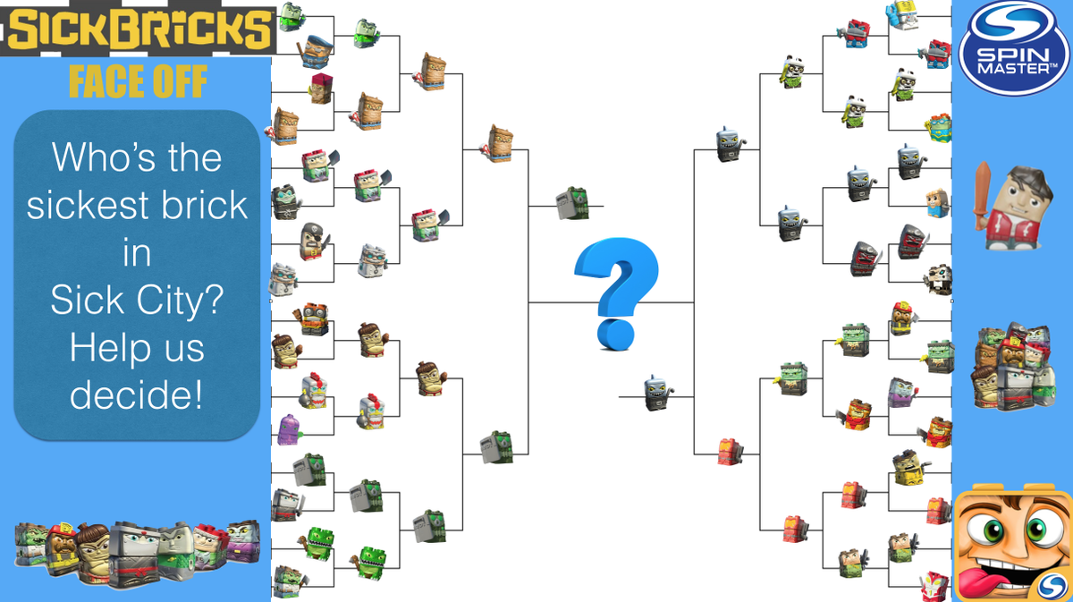 TheUnboxerrs24's tweet photo. THIS IS IT, the Final Face-Off!!! This week you decide who will be the Sickest Brick in Sick City! #sickbricks http://t.co/3u4AyhPkru
