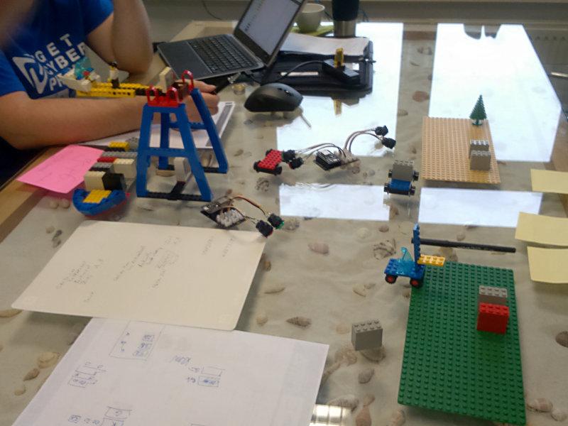 meieronline's tweet photo. Won at the #Industry40 hackaton #gcp15hh Our team created an sensor enhanced container terminal with Lego and Skybus http://t.co/9asqFz6ymf