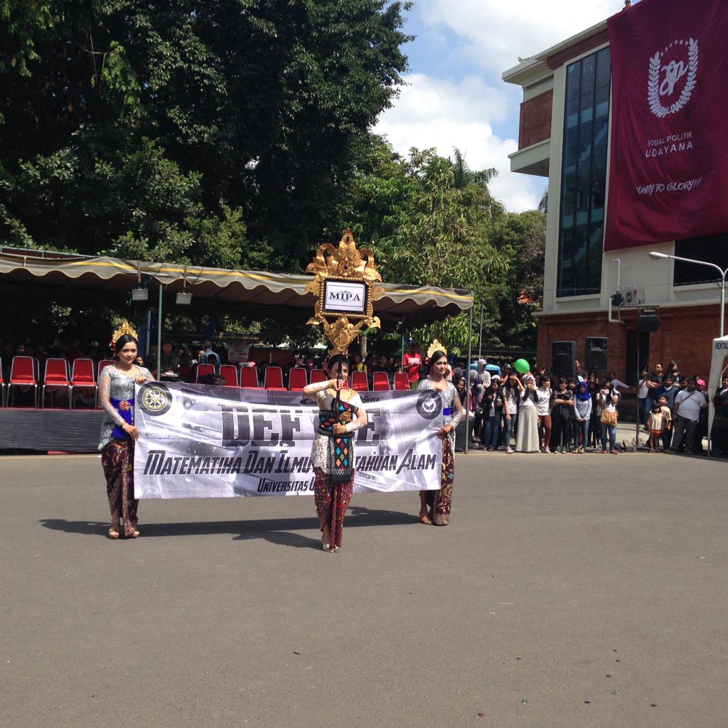 InfoUnud's tweet photo. Defile Fakultas MIPA @BEMMIPAUNUD @HIMABIO_UNUD @HIMAFI_UNUD @HimafarmaUnud #PekanRayaUdayana #Dies53Unud http://t.co/qNr0yI052u