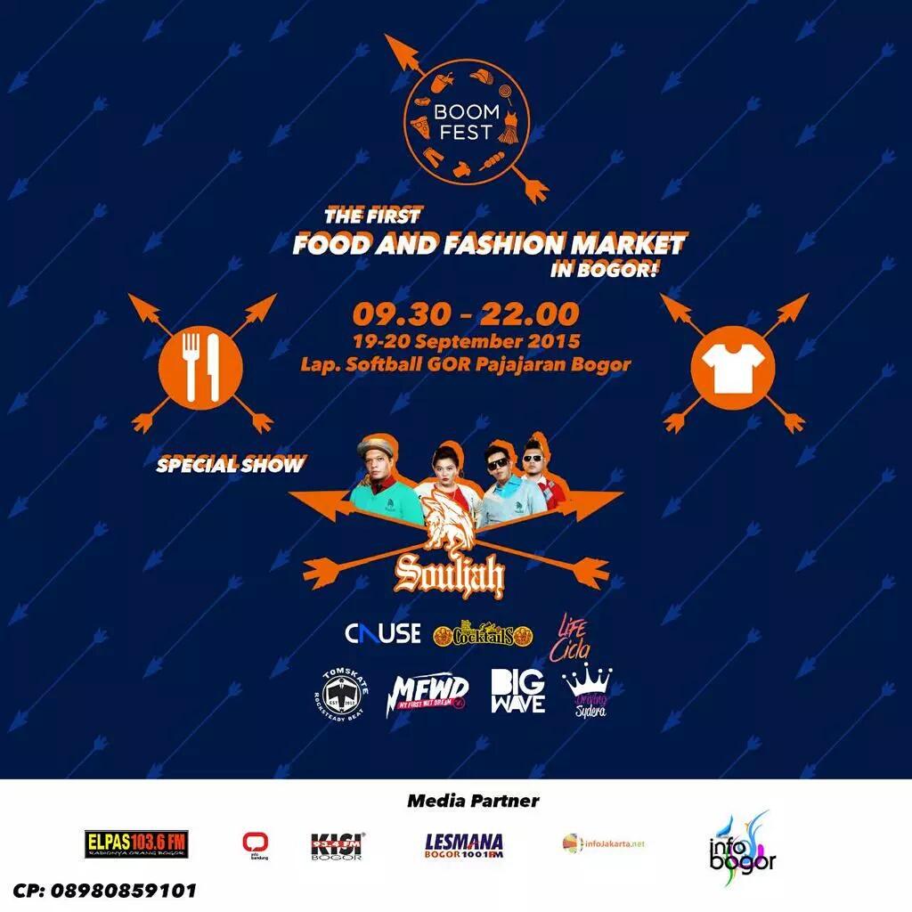 BOOMfestbogor's tweet photo. Keseruan #BOOMFEST2015 masih berlanjut loh. Ajak keluarga & kerabat kelian yah! Acara ini di dukung oleh @Carii_Id http://t.co/LwwGUOrFwG