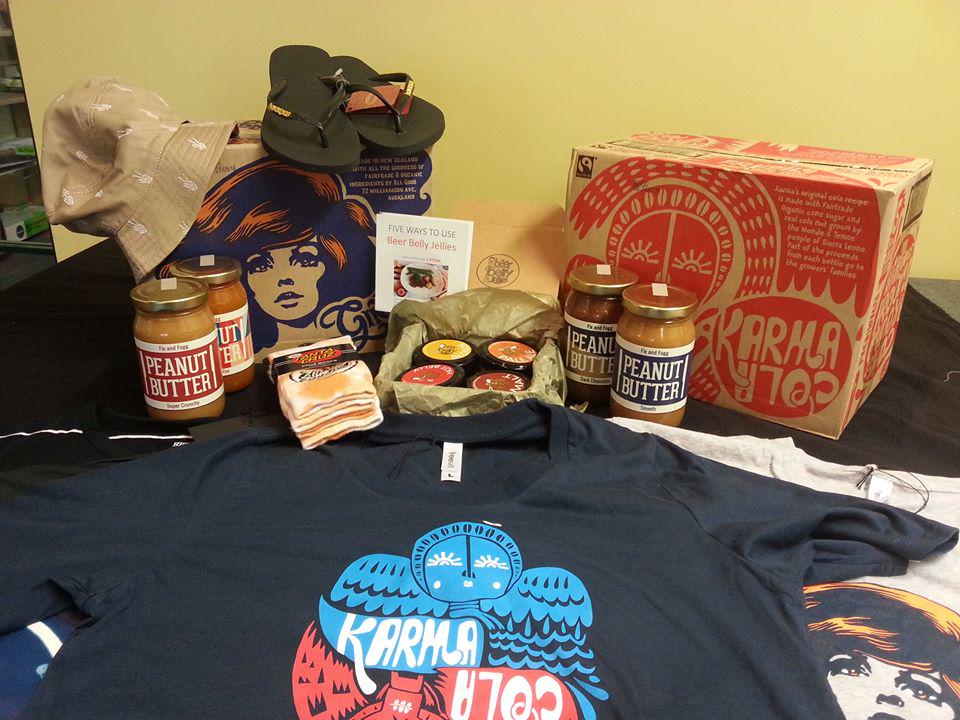 Kaibosh_NZ's tweet photo. So much sweet swag up for grabs at #SpringForKaibosh today thanks to all these generous businesses! http://t.co/Hvsn2hxRbM