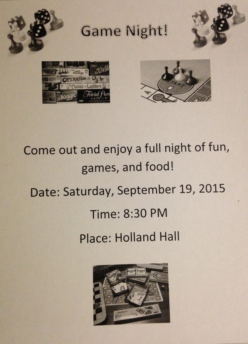 OUHollandHall's tweet photo. Come out and enjoy a night of fun!!! http://t.co/qiDvtGBaJA