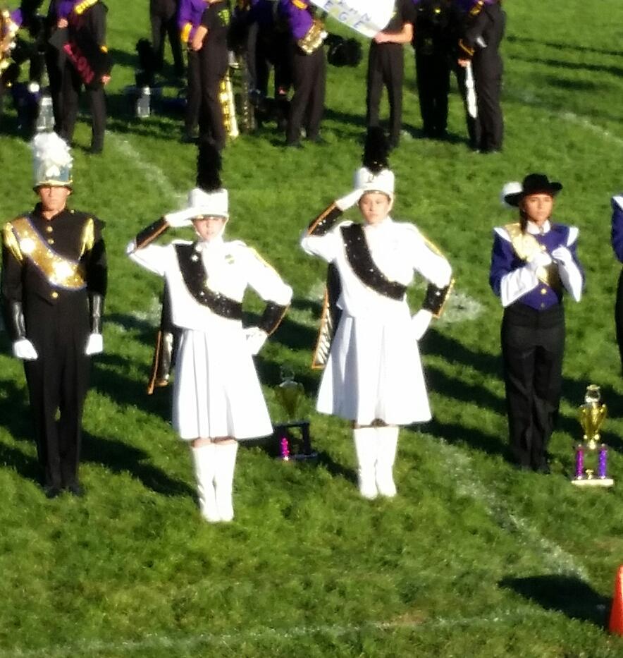 AlahBand's tweet photo. Congrats Madeline and Jazmine! 
Best Drum Majors! ! http://t.co/AbCEv81Ob4