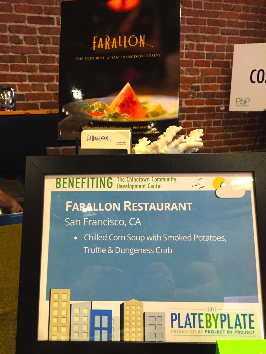 FarallonSF's tweet photo. Psyched to be @pbpsf. 
#platebyplate #projectbyproject http://t.co/hUtM7vNNBZ