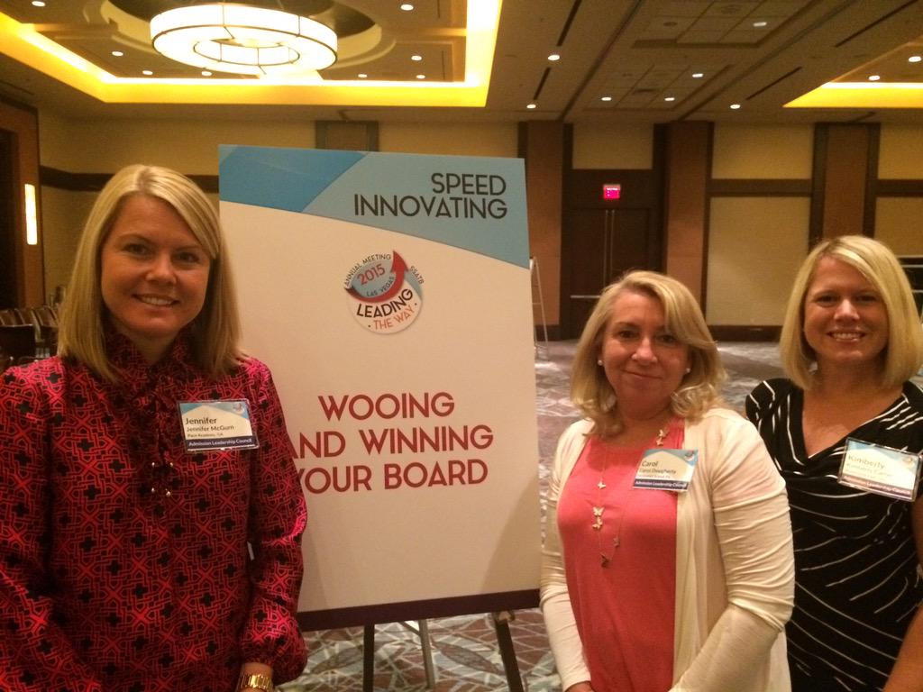 JenniferMcGurn's tweet photo. Speed Innovating with the Admission Leadership Council #alc #ssatb15 @TheAdmissionOrg @cdougherty2273 http://t.co/TyOSBqWIb0
