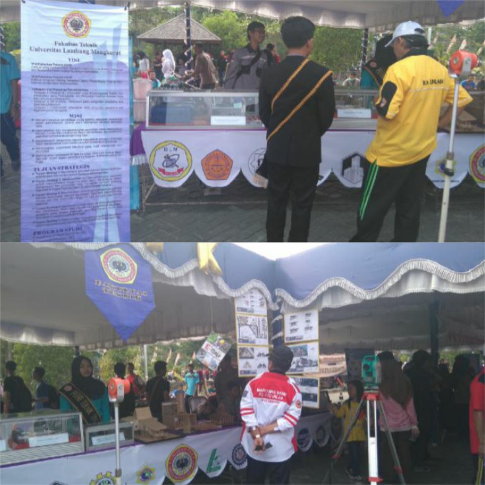 HMTS_B's tweet photo. Stand Fakultas Teknik di acara Dies Natalis UNLAM. Yg lagi di open space ayo ayoo mampir ke stand kampus kami 🙋 http://t.co/NGzfDE9xL2