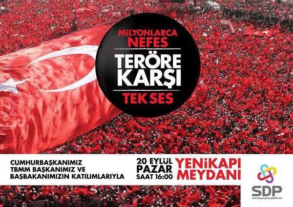 serkan_ozarslan's tweet photo. #MilyonlarcaNefesTeröreKarsıTekSes http://t.co/FR01LvERwN