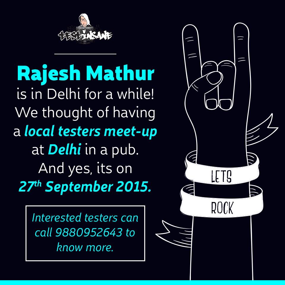 santhoshst's tweet photo. It's actually on September 27th 2015. Sorry for the confusion! @rajeshmathur http://t.co/65CqNQJQ1l