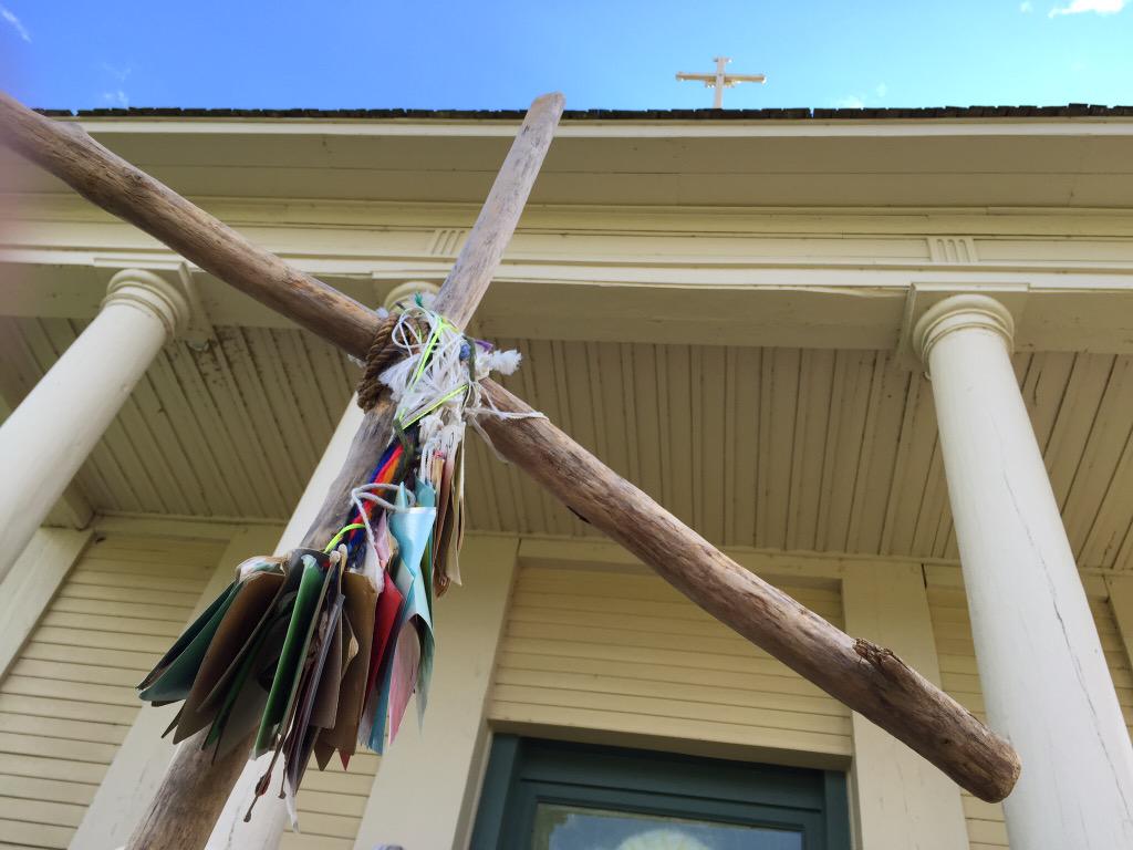 GonzagaU's tweet photo. "When you pray, move your feet." Students woke early this morning to make the annual pilgrimage to Cadaldo Mission. http://t.co/Cr5nGTAbxc