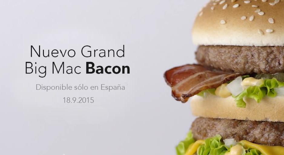 McDBenidorm's tweet photo. ¡Ya ha llegado el nuevo Grand Big Mac Bacon! http://t.co/DRJMH7hdKW