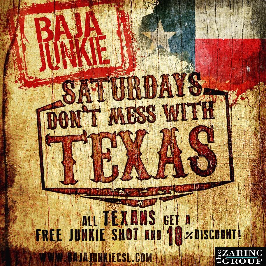 Baja Junkie Cabo (@bajajunkiecabo) on Twitter photo Don't miss out on a free shot and 10% off.... Don't miss out on a free shot and 10% off....