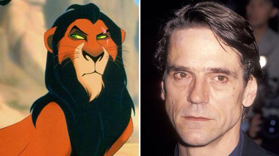 Happy 67th Birthday Jeremy Irons!! The Voice of Scar from the 1994 Disney animated movie \"The Lion King\"!! 