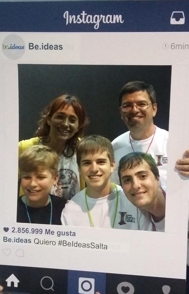 FBuenosHabitos's tweet photo. Tambien nos poder seguir por Instagram #BeIdeasSalta 2015 todo un EXITO! http://t.co/7FonogYTtC