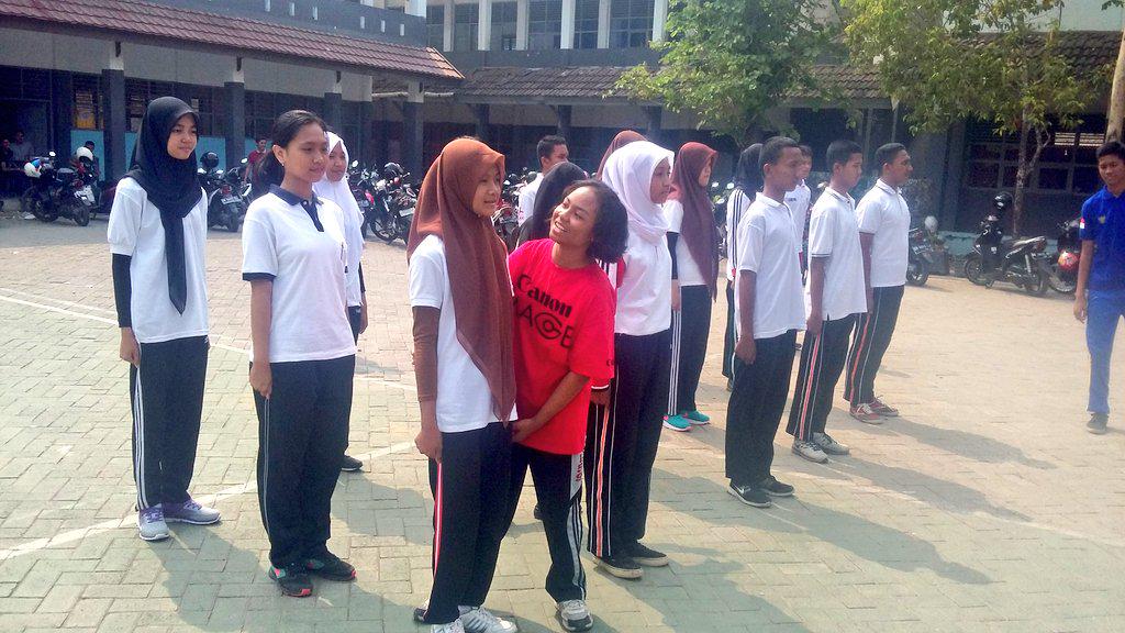 Selamat Pagi Kakak, teman dan adik. Hari ini Perdana Latihan bagi Anggota Muda Paskibra159 Angkatan 2015.