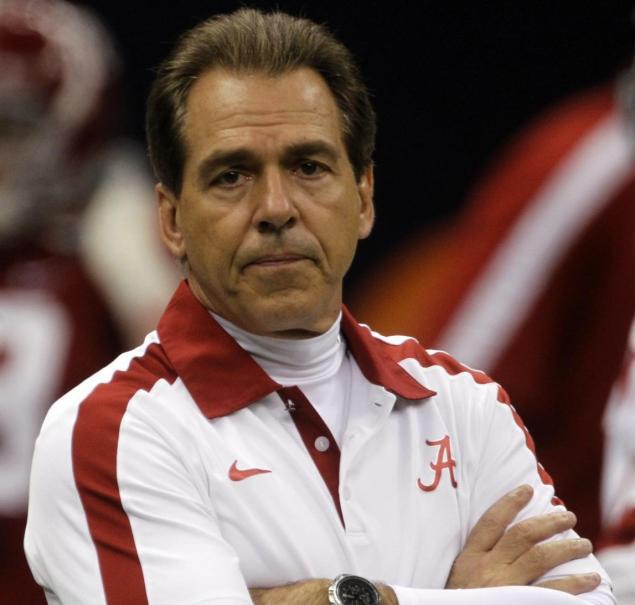 JasonLCruise's tweet photo. No kidding. I'm thinking Nick Saban's head actually explodes and melts down by the 4th quarter. #bamavsolemiss http://t.co/QUuhXCv4D0