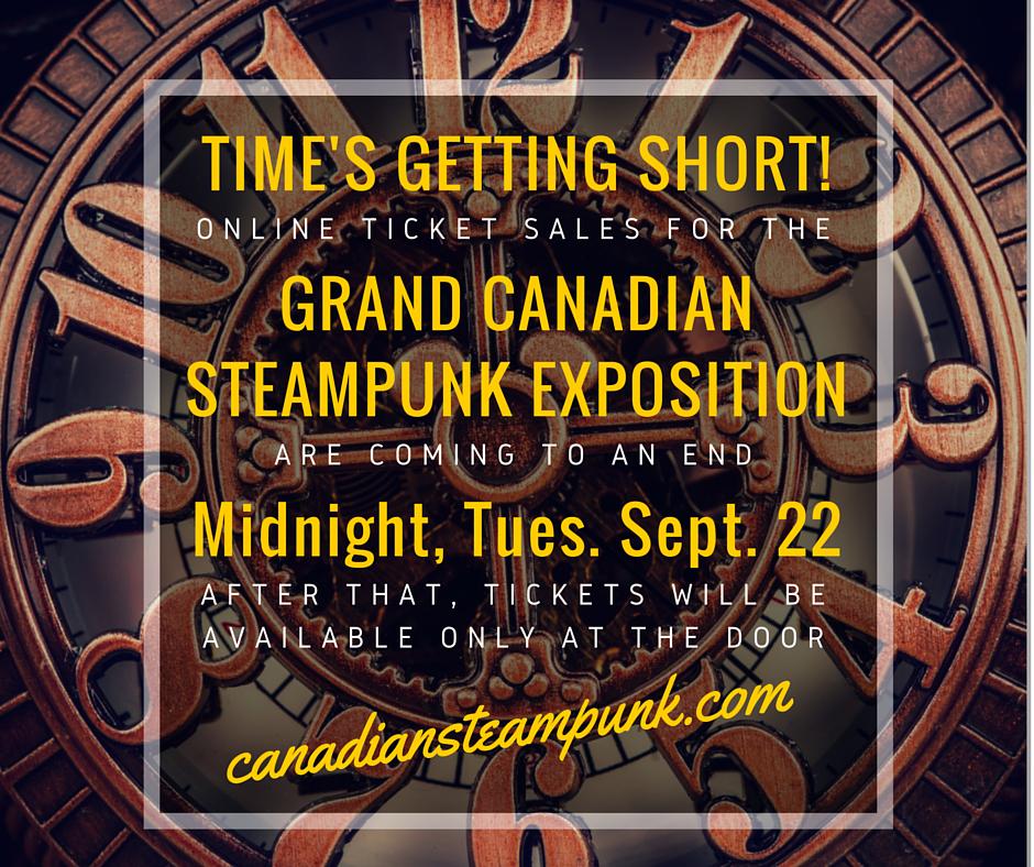 GrandCdnSteamEx's tweet photo. It's almost time! Tickets available online until midnight Tues 22/09/15. After that, only at the door! #2015GCSE http://t.co/Z8bGtkGPtd