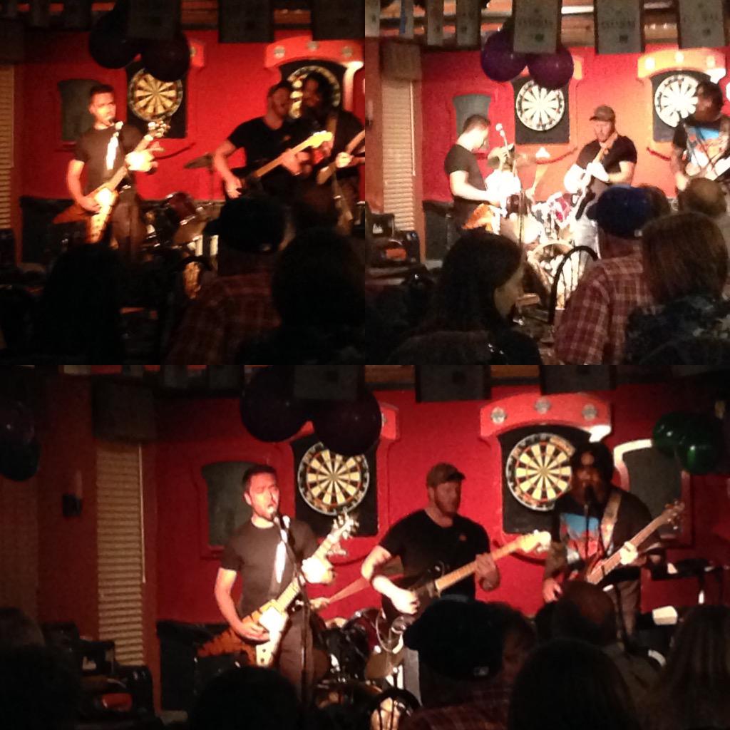 Rockin out with <a href="/oldmajorband/">Old Major</a> at Oscars in #brampton #happybirthday to Super fan David