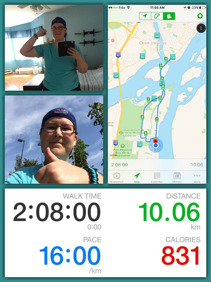 cysterlife's tweet photo. Kathleen Desrochers Is showing her teal and Repping Montreal, Canada!! #PCOSWW5k #pcos #pcosworldwide #PCOSAwareness http://t.co/uqJzYf1kso